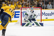 NHL: Stanley Cup Playoffs-Vancouver Canucks at Nashville Predators